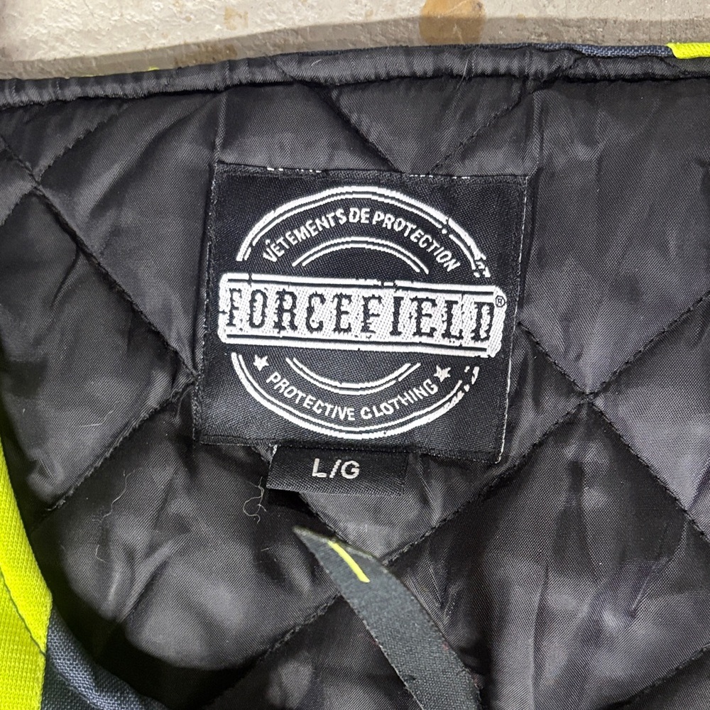 Reflective Black and Yellow Work Overalls - Picture 2 of 5